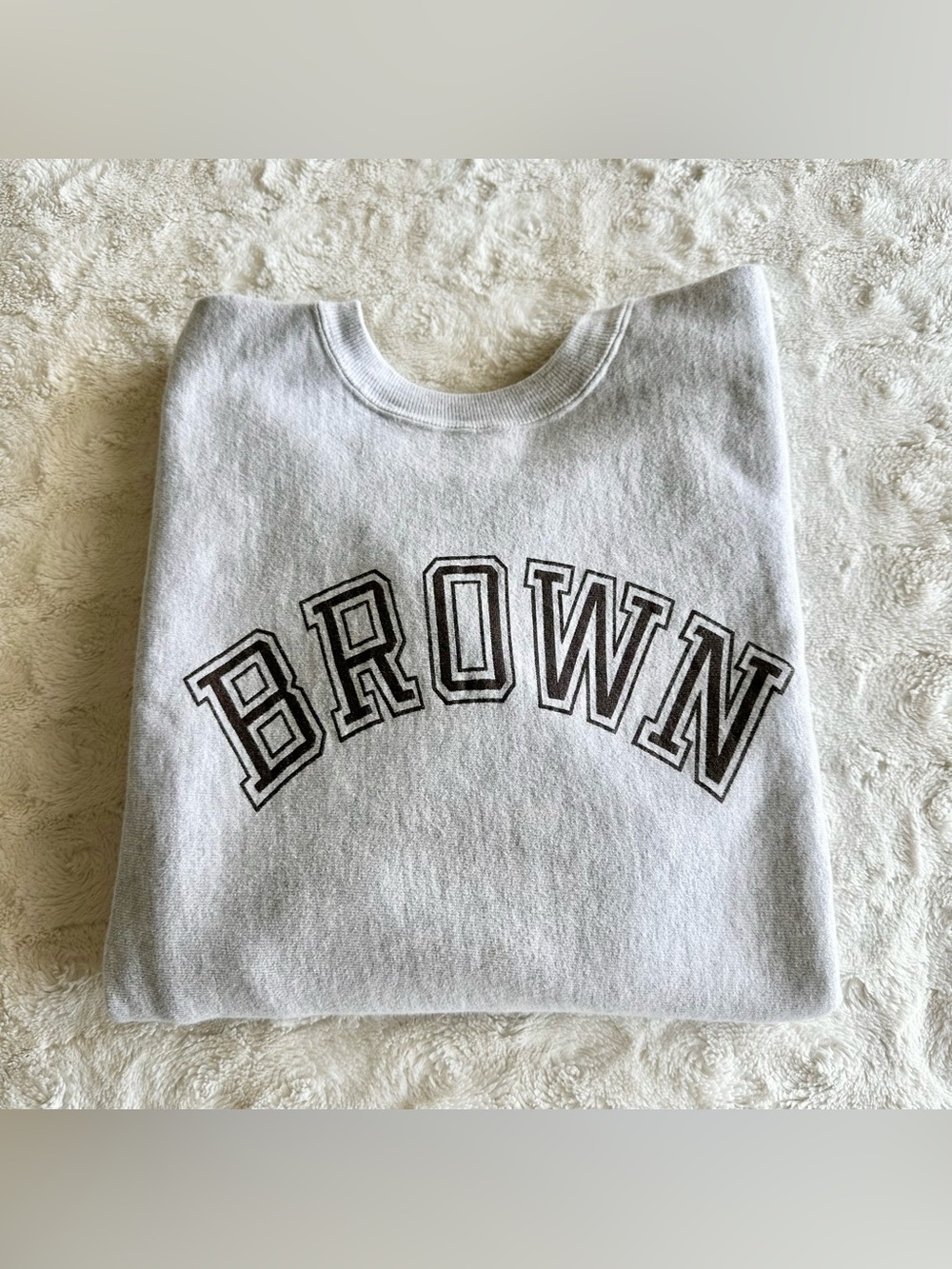 Vintage Brown University Sweatshirt Mens Large Champion Reverse Weave Bears 90s